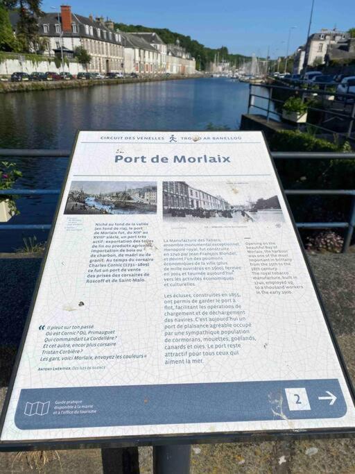 Voiles Sur Morlaix: Vue Port, 4 Personnes, Parking Leilighet Eksteriør bilde